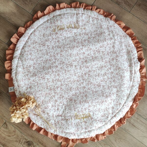 tapis d'éveil pliable Terracotta, de petits fils et de coton